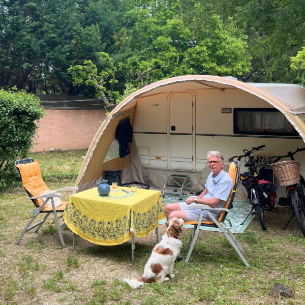 Vacances en camping avec son chien dans le Lubéron - Camping le Luberon, à Apt, dans le Vaucluse