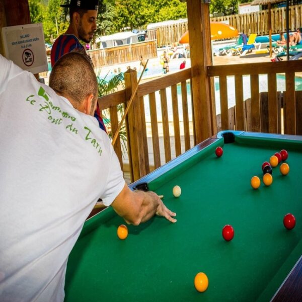 Billard du Camping Le Pont du Tarn à Florac Trois Rivières en Lozère