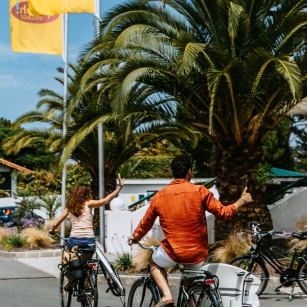 Balade à vélo du Camping IlBarritz à Bidart dans les Pyrénnées Atlantique