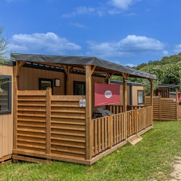 Mobile home du Camping IlBarritz à Bidart dans les Pyrénnées Atlantique