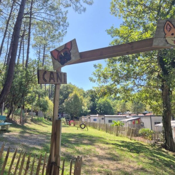 Entrée du Camping IlBarritz à Bidart dans les Pyrénnées Atlantique