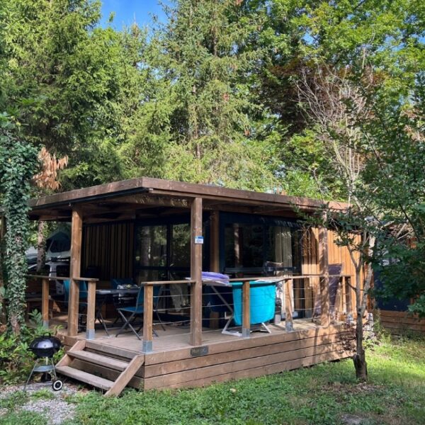 Chalet du camping Pausado Le Relais du Léman en Haute-Savoie