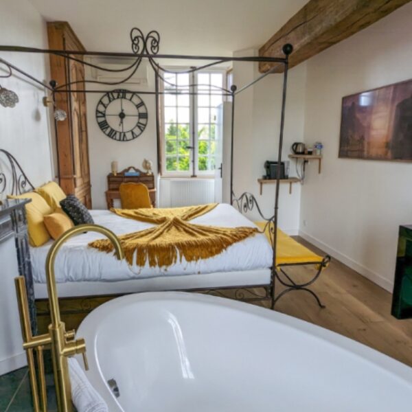 Salle de bain du Domaine le Bas Chitray à Ménil en Mayenne