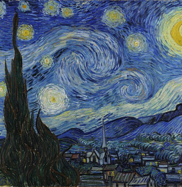 Nuit étoilée à saint-Rémy-de-Provence où les chiens sont les bienvenus, dans les Bouches-du-Rhône