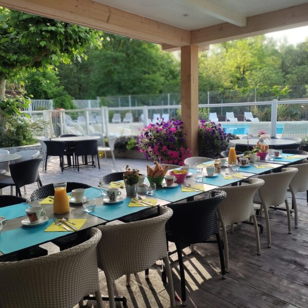 Restaurant du camping La Digue 4* - Ruoms - Ardèche (07)