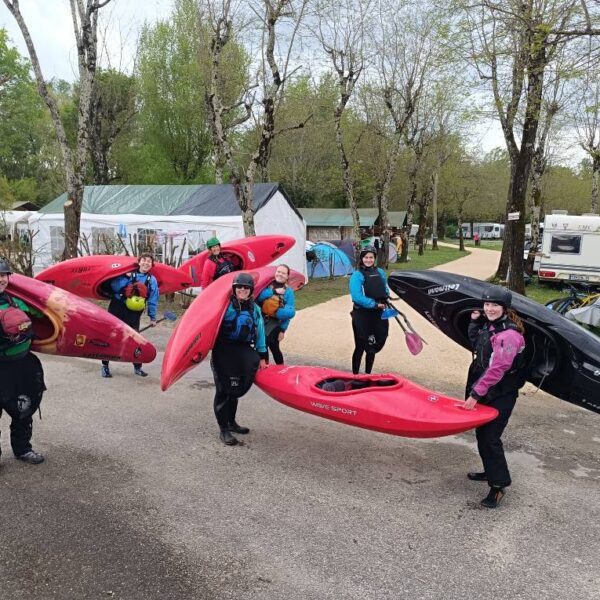 Excursion kayak depuis le camping La Digue 4* - Ruoms - Ardèche (07)