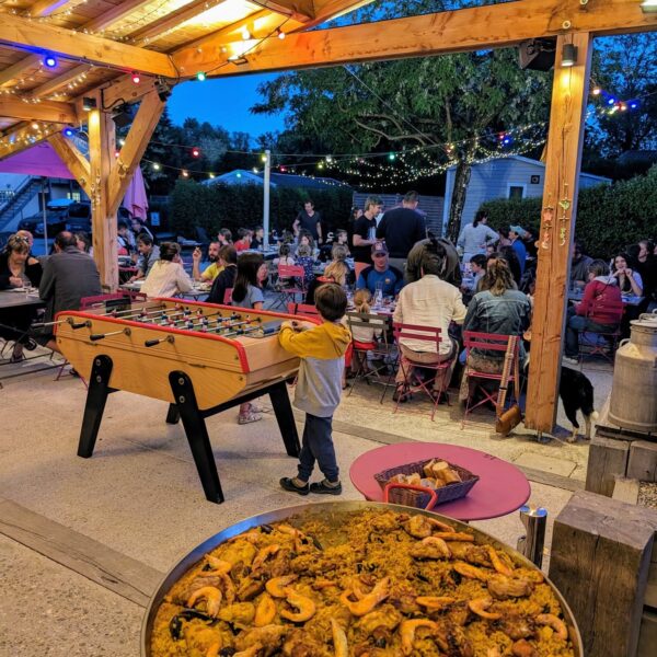 Tournoi de baby-foot dans le camping Le Coin Charmant 3* à Chauzon