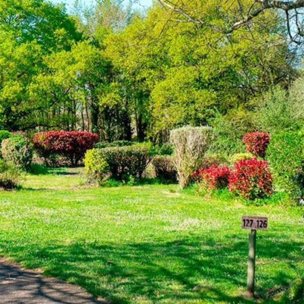 Emplacement de camping dans le Golfe du Morbihan - au camping Domaine du Morbihan, à Ambon, en Bretagne sud