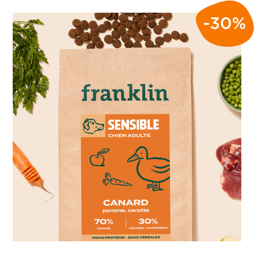 sac croquettes chiens sensibles Franklin