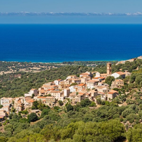 Paysage proche du Camping d'Olzo à Saint-Florent en Haute-Corse