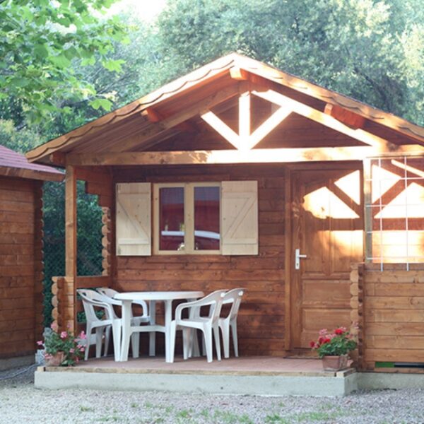 Chalet du Camping d'Olzo à Saint-Florent en Haute-Corse