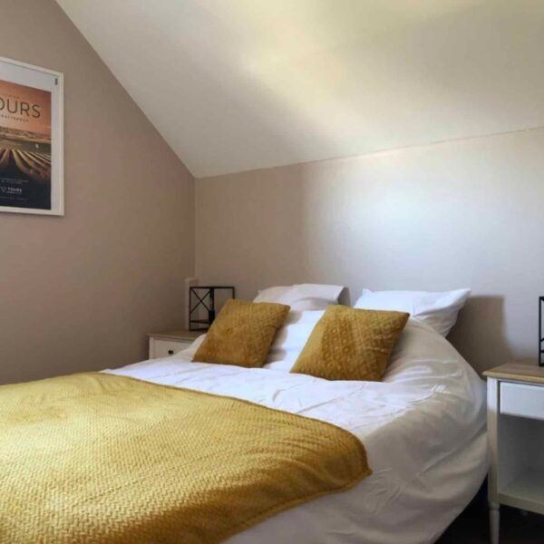 Chambre du Gîte Maison Tourangelle Vauvray en Indre-et-Loire