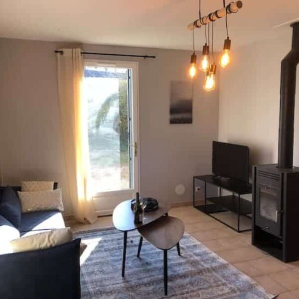 Salon du Gîte Maison Tourangelle Vauvray en Indre-et-Loire