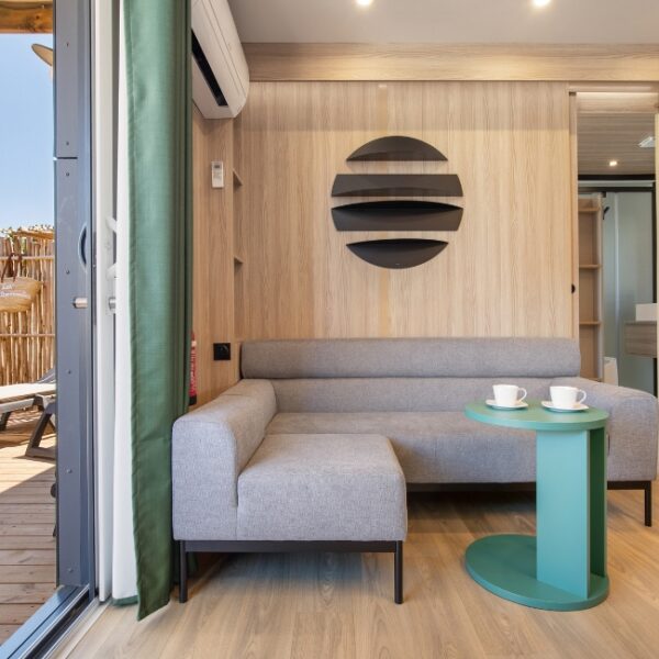 Cottage moderne aux Campings Les Méditerranées, à Marseillan, dans l'Hérault