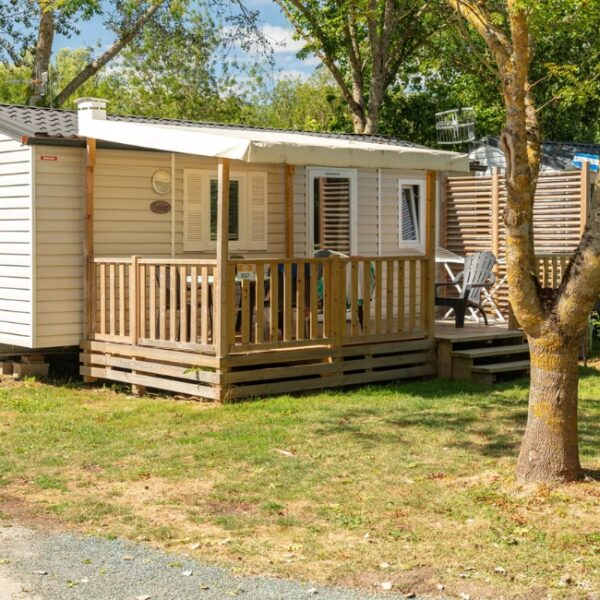Mobil-home chiens acceptés au Camping Clos Cottet, à Angles, en Vendée, près de la Tranche-sur-Mer