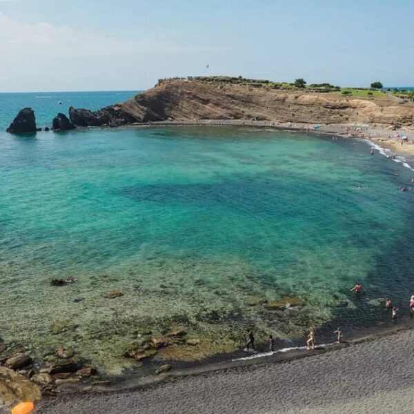 Plage du Cap d'Agdre à 5 km du Camping Parc des Sept Fonts, à Agde, dans l’Hérault