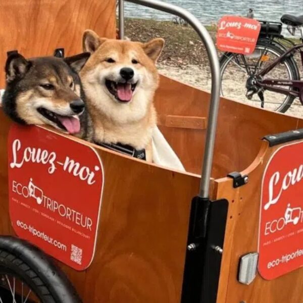 Balade avec l'Eco-Triporteur à Saint-Jorioz en Haute-Savoie