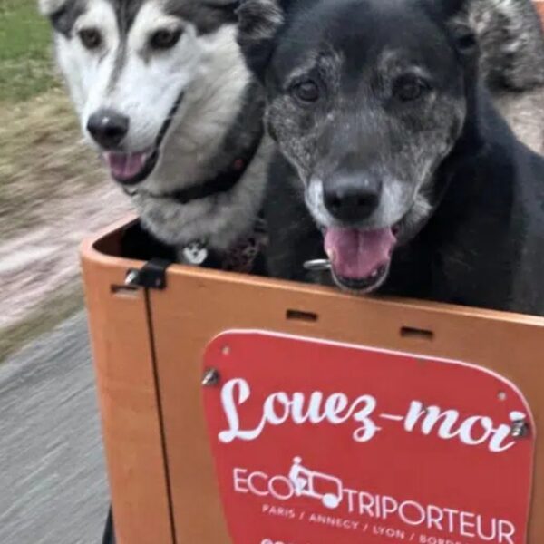 Balade avec l'Eco-Triporteur à Saint-Jorioz en Haute-Savoie