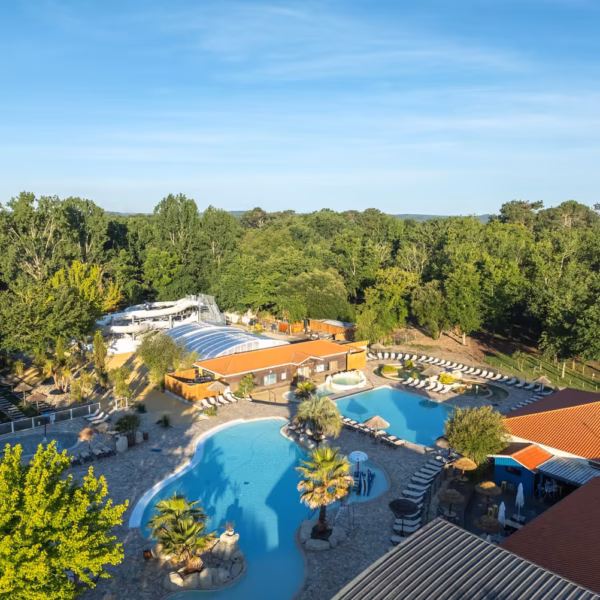 Vue extérieur du Camping Mayotte Vacances à Biscarosse dans les Landes