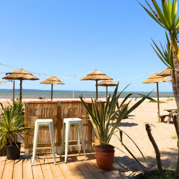 Bar de plage du Camping Mayotte Vacances à Biscarosse dans les Landes