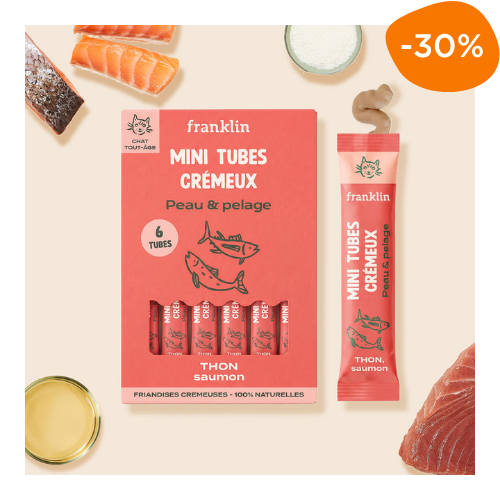 friandises crémeuses pour chat en tube Franklin