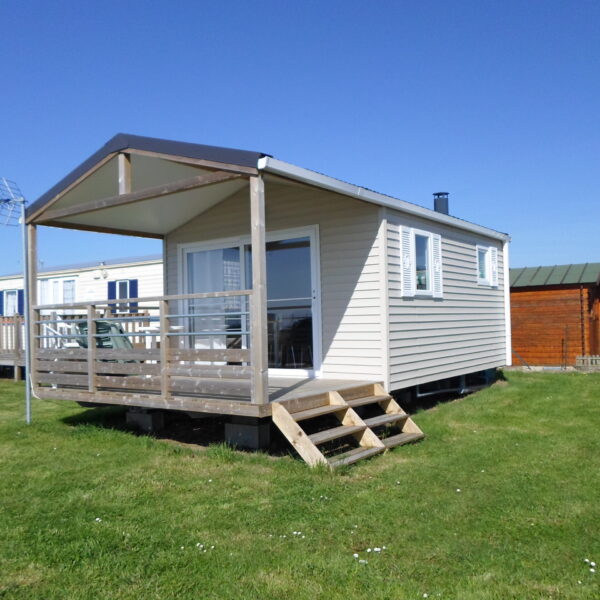 Mobil home du Camping Les Cognets à Dragey-Ronthon dans la Manche