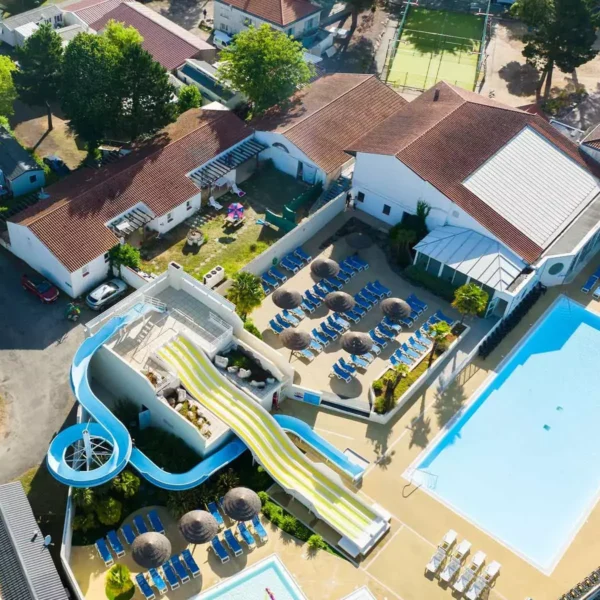 Vue aérienne du Camping Le Bois Masson à Saint-Jean-de-Monts en Vendée