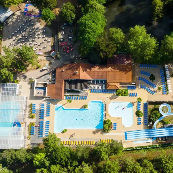 Vue aérienne du Camping Le Bois Dormant à Saint-Jean-de-Monts en Vendée