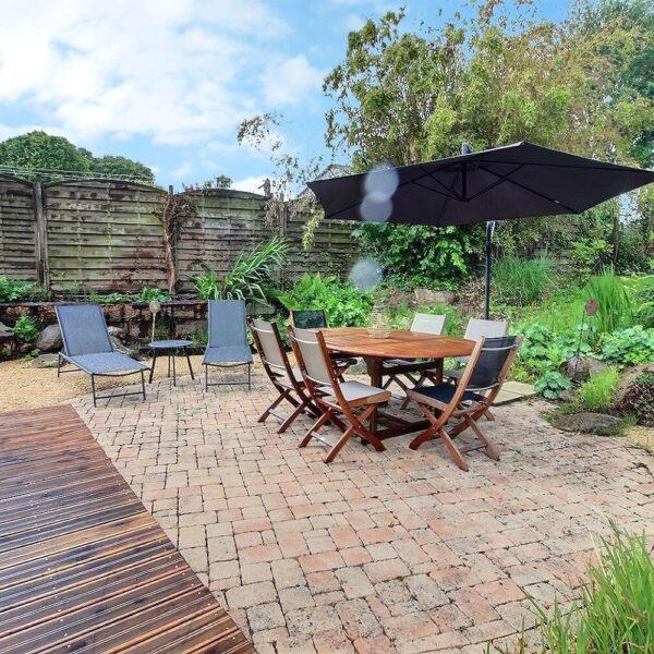 Terrasse du Gîte Ty Ranet à Goudelin dans les Côtes-d'Armor