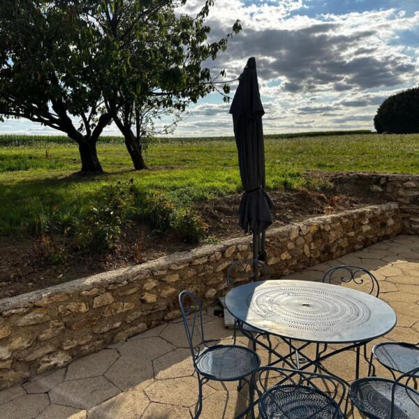 Jardin du Gite de Gondelot en Seine-et-Marne à moins de 2h de Paris