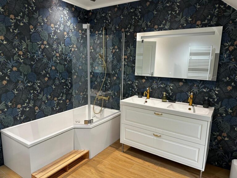 Salle de bain du Gite de Gondelot en Seine-et-Marne à moins de 2h de Paris