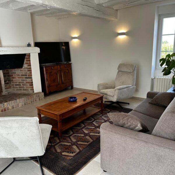 Salon du Gite de Gondelot en Seine-et-Marne à moins de 2h de Paris