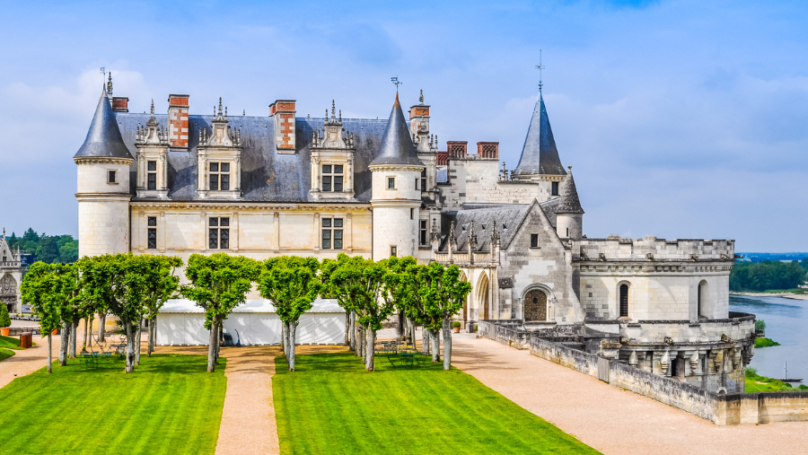Le Château Royal d'Amboise accepte les petits chiens pour la visite, l'un des plus emblématiques des Châteaux de la Loire