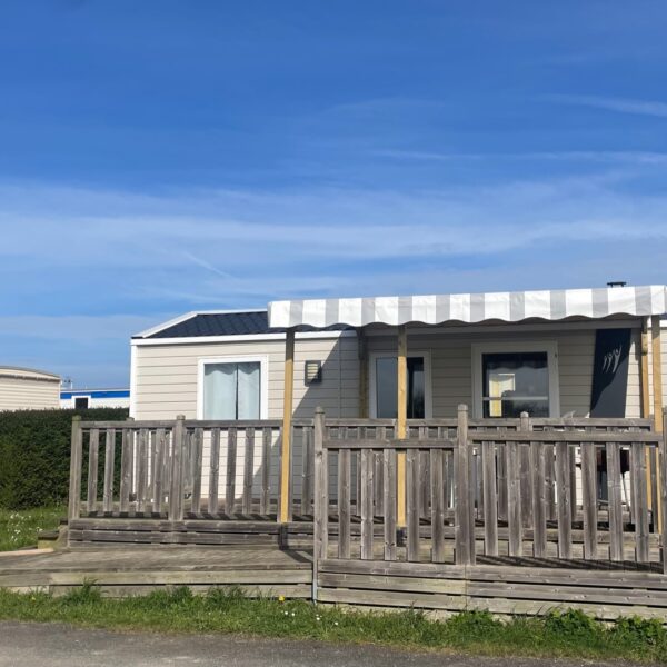 Mobil home du Camping Les Cognets à Dragey-Ronthon dans la Manche