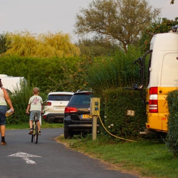 Allée du Camping Sous les Pommiers à Trévières dans le Calvados