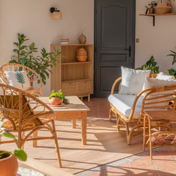 Pièce à vivre du Gite Lunaben près de Saumur dans le Maine-et-Loire