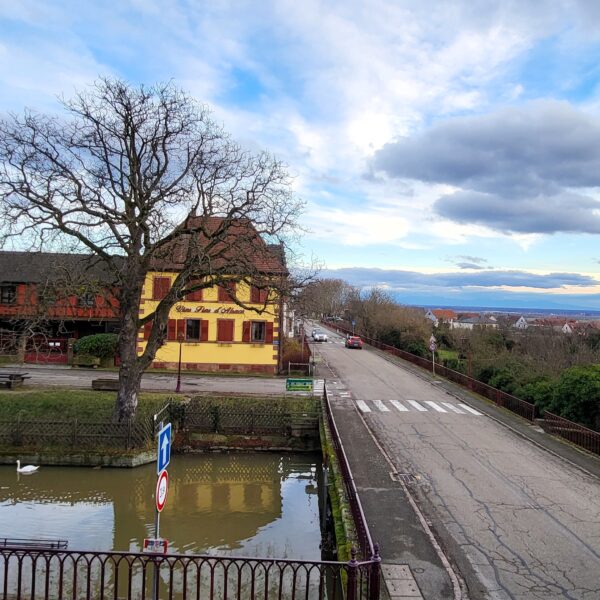 Rivière proche des Chambres d'hôtes chez le Vigneron à Saint-Hippolyte dans le Haut-Rhin