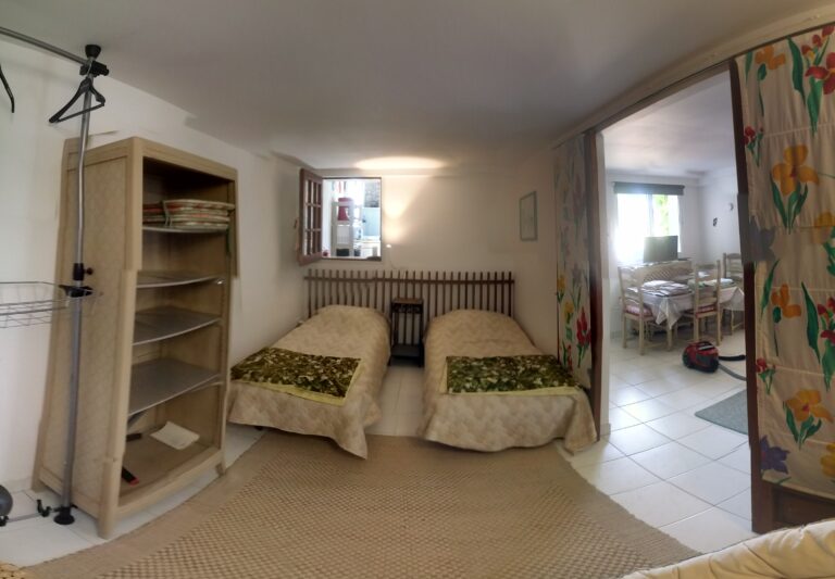 Chambre avec lits simples du Gîte Les Nymphéas à Crécy-la-Chapelle en Seine-et-Marne