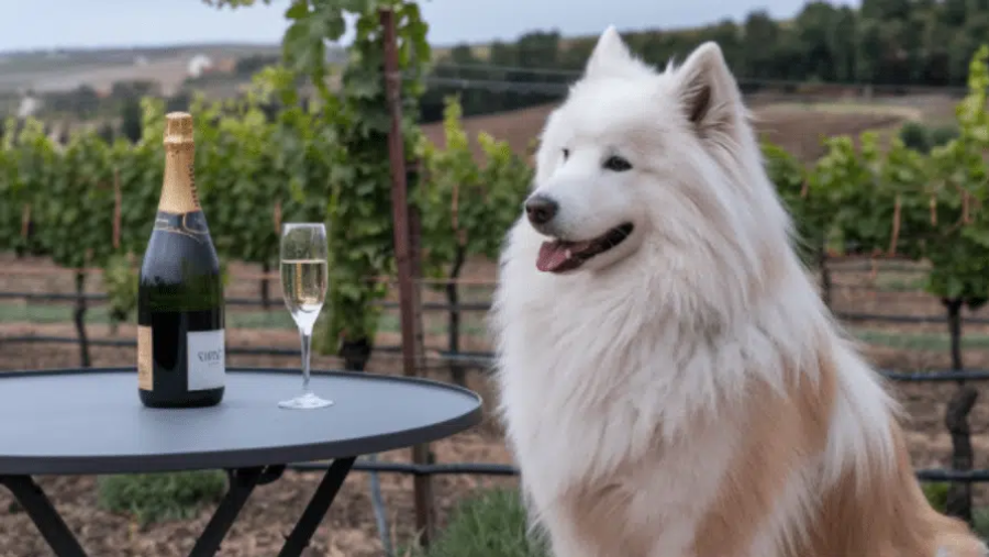 Parcourir la route du Champagne avec son chien