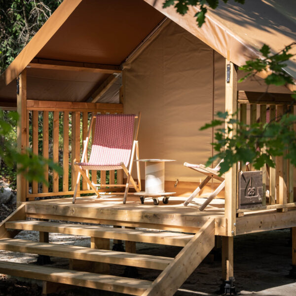 Mobil home du Camping de Briange proche de la grotte chauvet en Ardèche