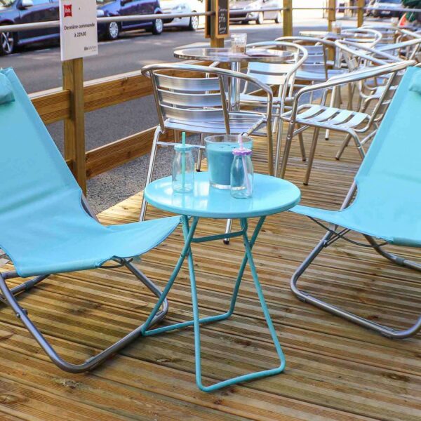 Terrasse de l'Hôtel Ibis Nantes Centre Tour Bretagne en Loire Atlantique