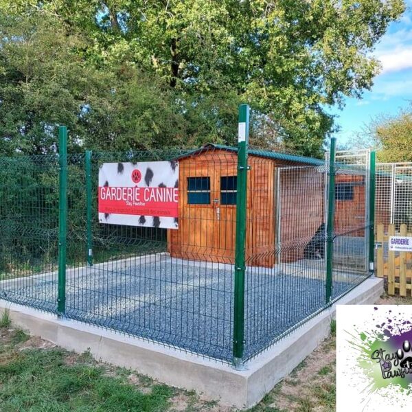 Infrastrucuture au Complexe Canin Stay Pawsitive à Courçais dans l' Allier