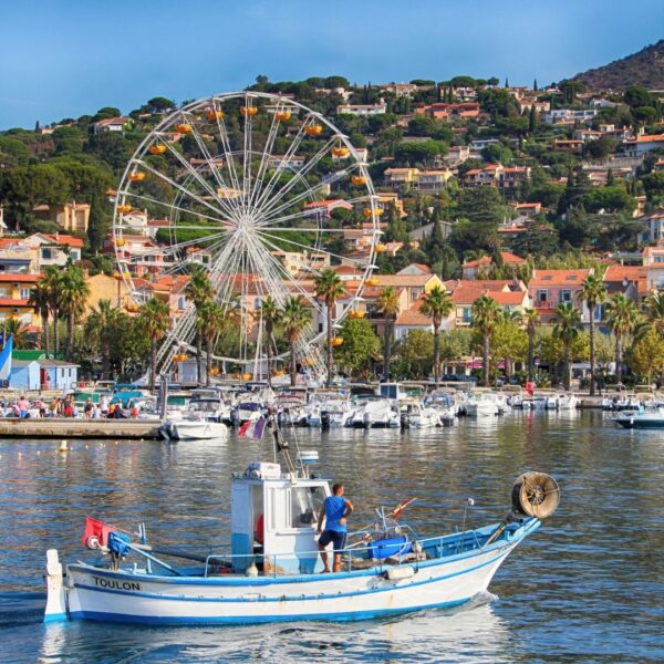 Port de plaisance du Camping Beau Séjour dans Le Lavandou dans le Var Var