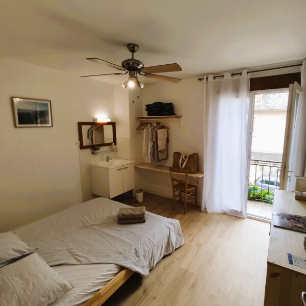 Une chambre du Gîte le Balcon à Ispagnac en Lozère (48)