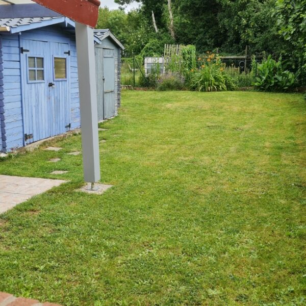 Grand jardin clos du Gîte les Mouettes en Baie de Somme