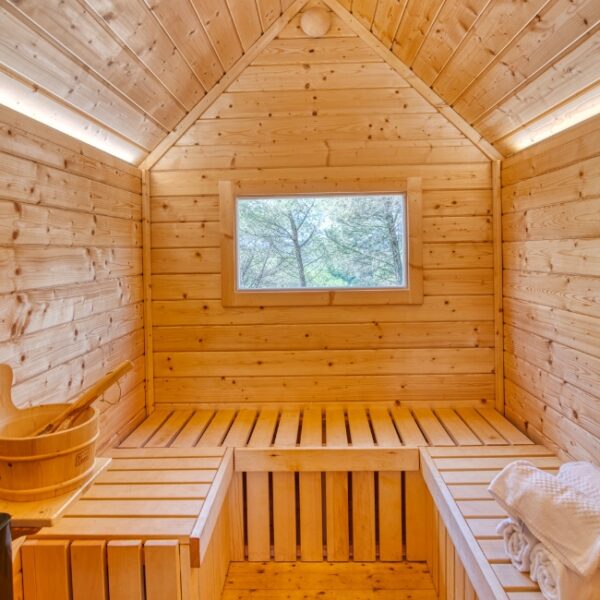Sauna au camping Figurotta 3* près de Narbonne dans l'Aude