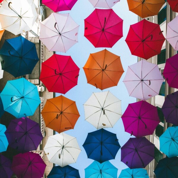 Les parapluies de Cherbourg, dans la Manche en Normandie
