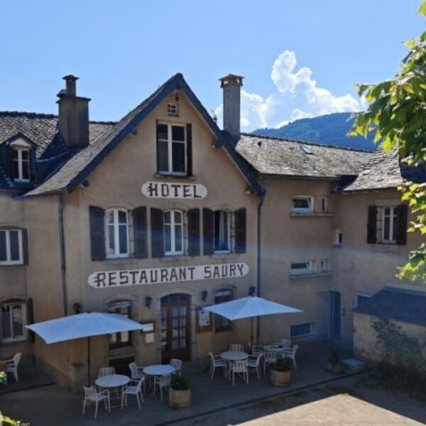 Extérieur du Gîte le Balcon à Ispagnac en Lozère (48)