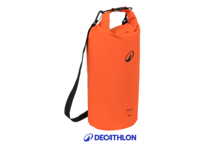 Sac étanche imperméable orange Decathlon