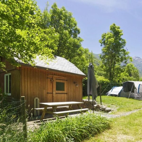 Mobil-home du camping Pyrénées Natura Flower dans les Hautes-Pyrénées